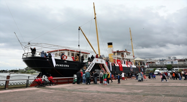Bandırma Gemi Müze’de ”19 Mayıs” dolayısıyla yoğunluk yaşandı