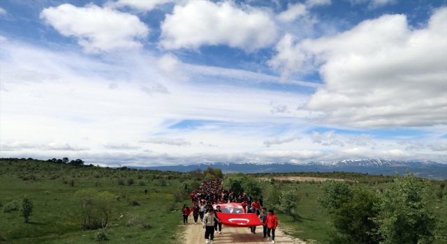 Çankırı’da ”Atatürk ve İstiklal Yolu Kahramanlarına Saygı Yürüyüşü”