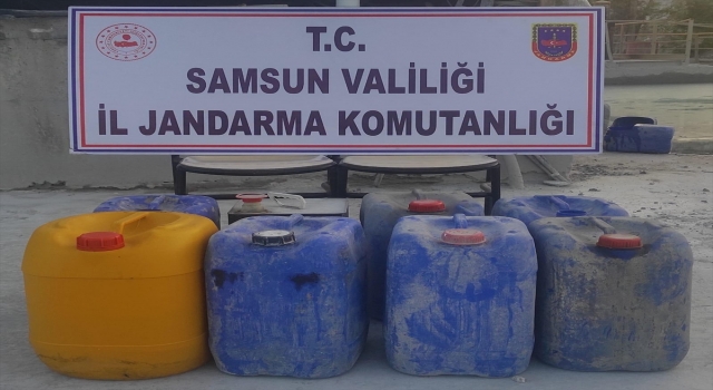 Samsun’da 245 litre mazot çalan 2 şüpheli yakalandı