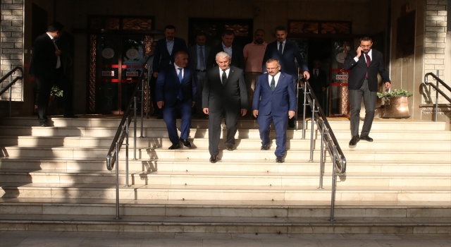 AK Parti Genel Başkanvekili Binali Yıldırım, Tokat Valisi Hatipoğlu’nu ziyaret etti