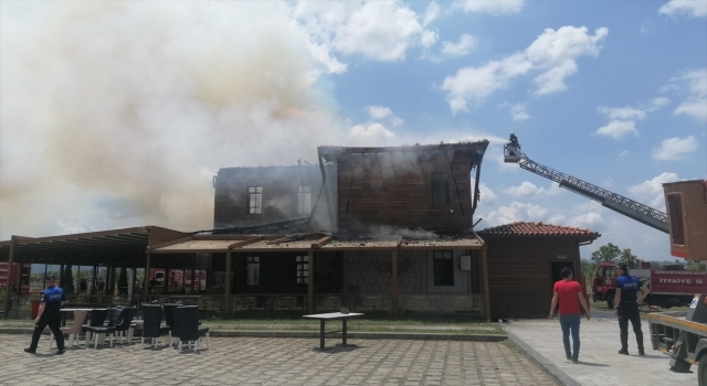 Samsun’da Çarşamba Konağı yangın sonucu büyük çapta hasar gördü