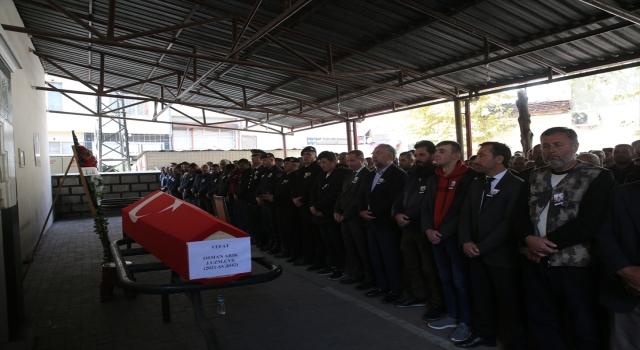 Kazada hayatını kaybeden Uzman Çavuş Arık’ın cenazesi toprağa verildi