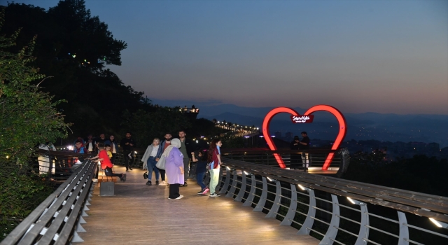 Boztepe Seyir Terası’nı iki ayda 600 bini aşkın kişi ziyaret etti
