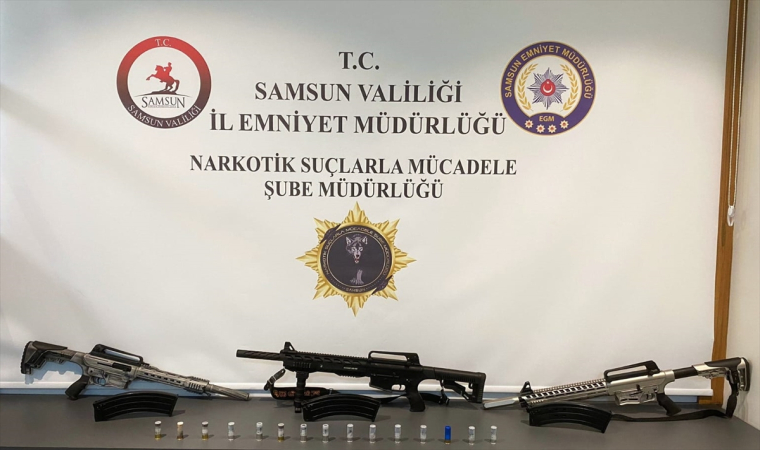 Samsun’da silahlarla yakalanan 3 kişi gözaltına alındı
