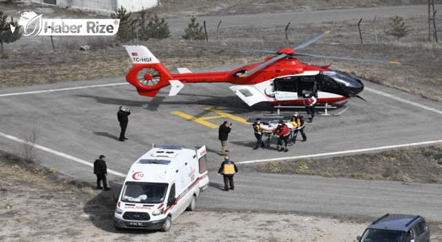 Ambulans helikopterle 21 günde 23 hasta nakledildi