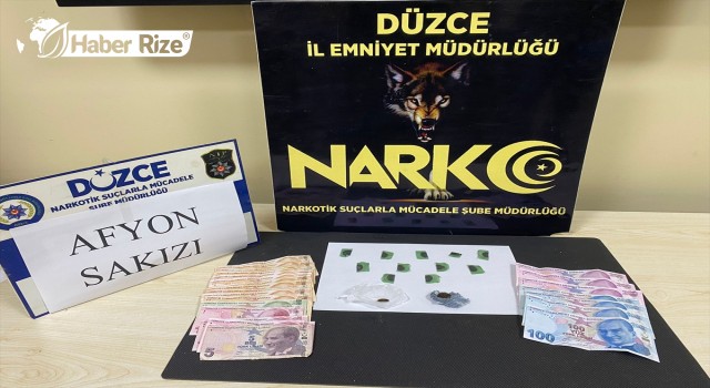 Düzce'de Uyuşturucu Operasyonunda 2 Şüpheli Tutuklandı