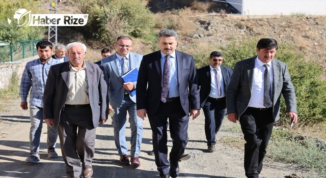 Belediye Başkan Eroğlu, mezarlık genişletme çalışmalarını inceledi