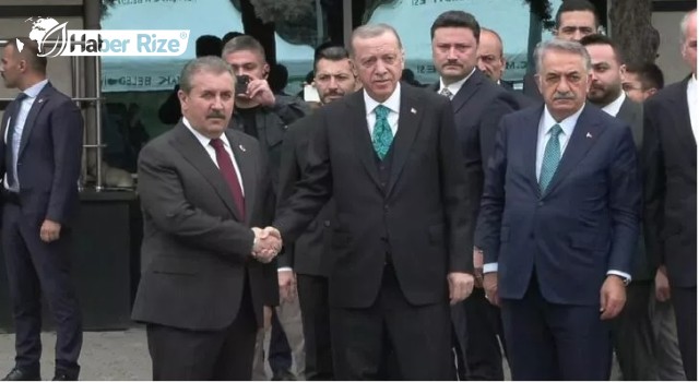 Erdoğan, Mustafa Destici'yi ziyaret ediyor