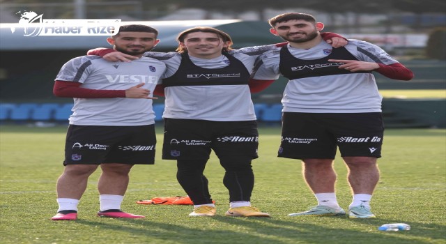 Trabzonspor, Adana Demirspor maçı hazırlıklarını sürdürdü