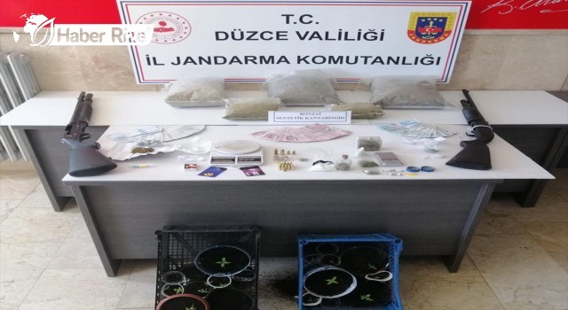 Düzce'de suç örgütü operasyonunda 16 şüpheli yakalandı