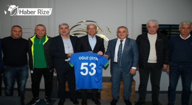 TFF Futbol Gelişim Direktörü Oğuz Çetin, Çaykur Rizespor Kulubünü Ziyaret etti
