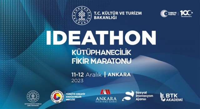 Türkiye’nin kütüphanecilikte ilk fikir maratonu ’Ideathon’ başlıyor