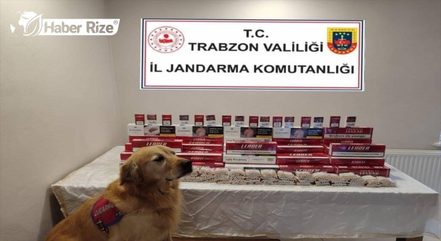 Trabzon'da kaçak sigara operasyonunda 2 kişi gözaltına alındı