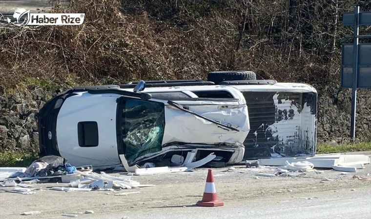Ordu’da kamyonetin devrildiği kazada, 1 kişi öldü, 3 kişi yaralandı