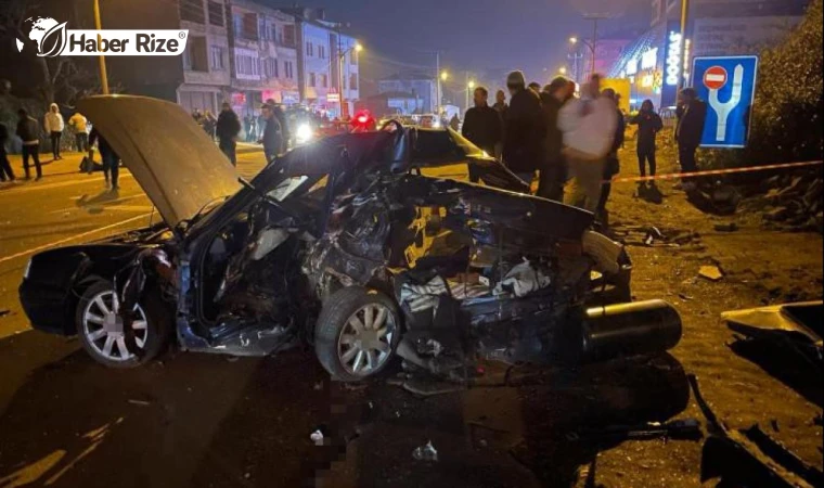 Trabzon'daki trafik kazasında yaralanan 6 kişiden biri hayatını kaybetti