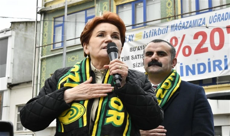 Akşener: ”AK Parti’nin varlığından CHP, CHP’nin varlığından AK Parti memnunmuş”