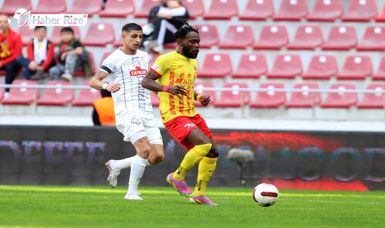 Çaykur Rizespor - Mondihome Kayserispor maçı ilk 11'leri açıklandı