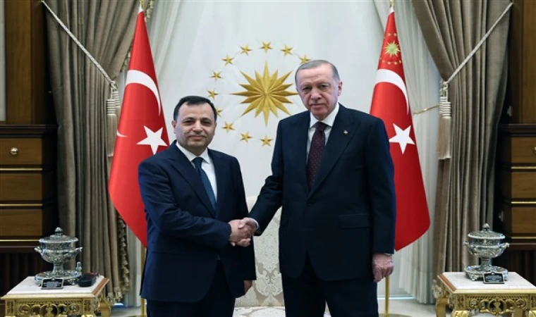 Cumhurbaşkanı Erdoğan, AYM Başkanı Arslan’ı kabul etti
