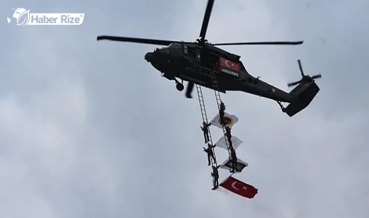Jandarma Çelik Kanatlar 23 Nisan'da Rize'de gösteri uçuşu yapacak