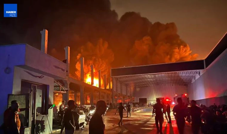 Adana'da motosiklet üretim tesisinde yangın: Müdahale ediliyor