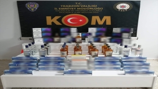 Trabzon’da kaçak içki, sigara ve elektronik sigara ele geçirildi