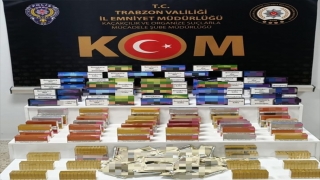 Trabzon’da kargo gönderilerinde kaçak elektronik sigara ele geçirildi