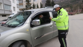 Amasya’da ters yöne giren sürücüler dronla tespit edildi
