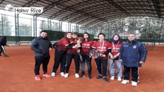 "Tenis Kortu Okul Sporları İl Birinciliği" yarışması düzenlendi