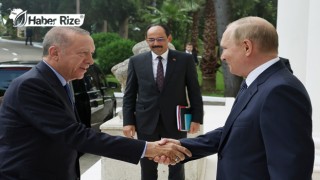Cumhurbaşkanı Erdoğan ile Rusya Devlet Başkanı Putin bir araya geldi