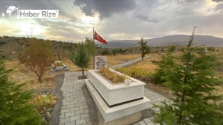 Jandarma şehit polisin mezarını yeniledi