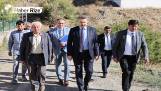 Belediye Başkan Eroğlu, mezarlık genişletme çalışmalarını inceledi