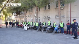 Çalınan 14 motosiklet sahibine teslim edildi