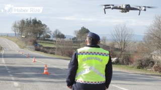 Dron destekli trafik denetimi