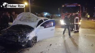 Düzce'deki trafik kazasında 4 kişi yaralandı