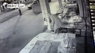 Kuruyemiş hırsızı kameraya yakalandı