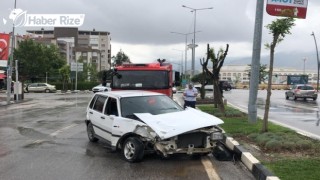 Manisa’da trafik kazası, 2 yaralı