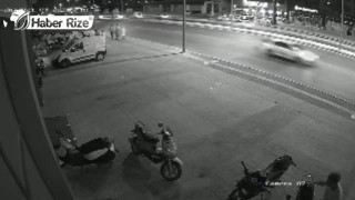 Motosiklet hırsızlığı güvenlik kamerasına yansıdı