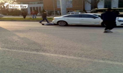 Karabük'te otomobilin çarptığı genç ağır yaralandı