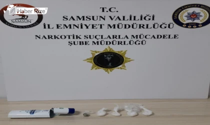 Samsun'da havalimanında valizdeki şampuan kutusuna gizlenen uyuşturucu ele geçirildi