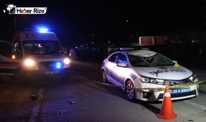 Samsun'da kaçan aracın çarptığı polis memuru şehit oldu!