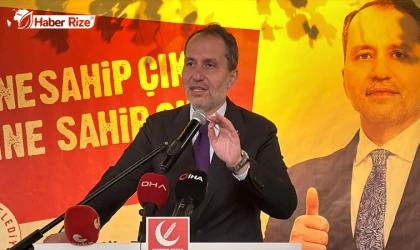 Yeniden Refah Partisi Genel Başkanı Erbakan, Rize'de iftar programına katıldı