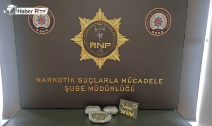 Rize’ de Narkotik Operasyonu, 2 Kişi Tutuklandı