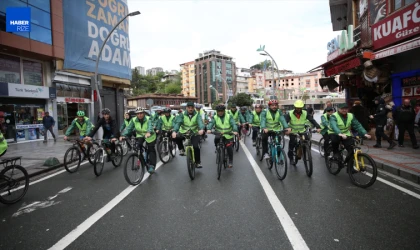 Rize'de "11. Yeşilay Bisiklet Turu" düzenlendi