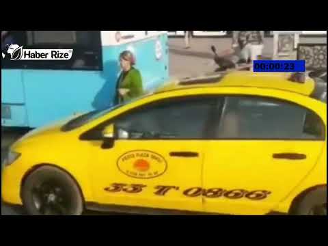 #rize Mersin’deki taksicilerden yüksek yakıt zamlarına protesto