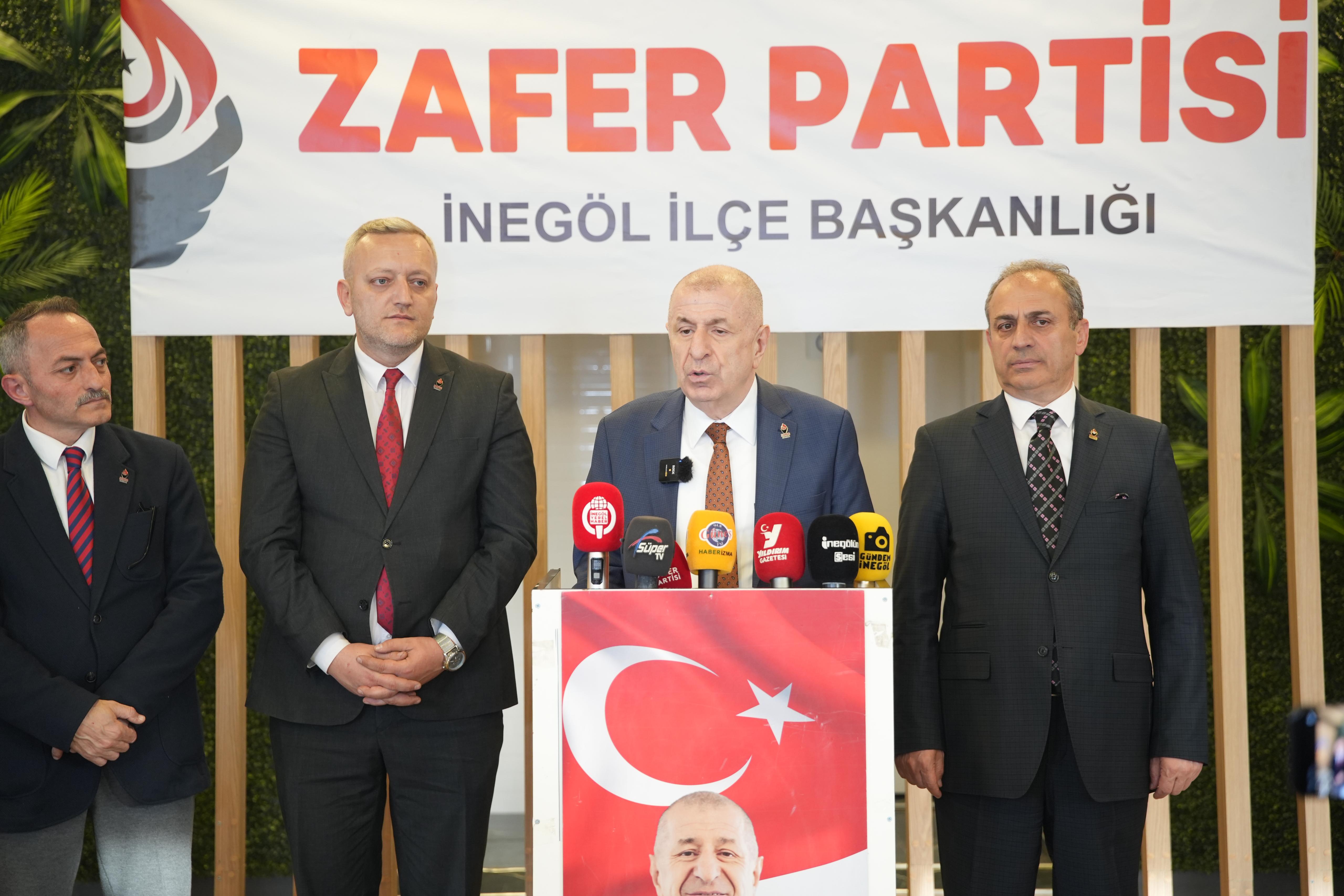 Ümit Özdağ: “zafer Partisi Olarak Sahadayız”