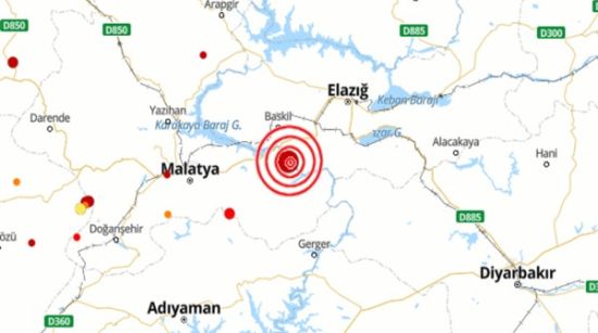 Malatya'da deprem