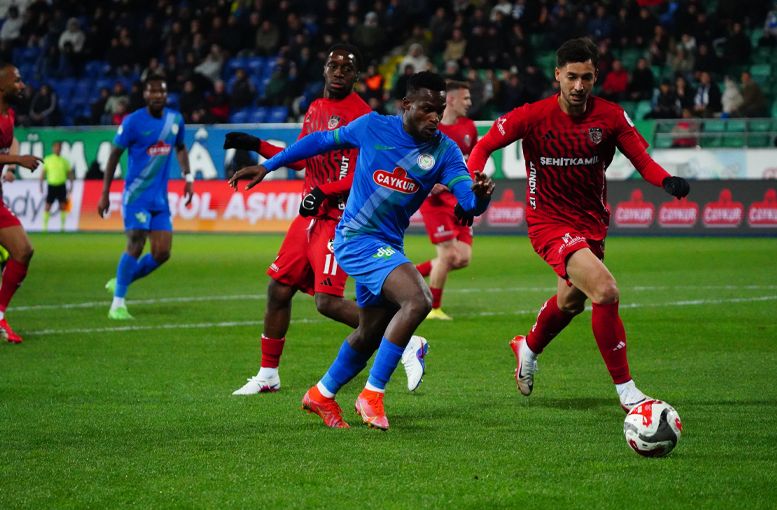 Rizespor’dan Geri Dönüş: Gaziantep FK’yı 2-1 Mağlup Etti