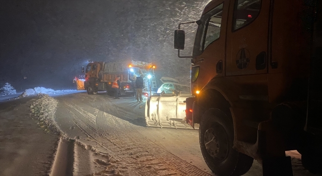 Kastamonu’da kar yağışı etkili oluyor