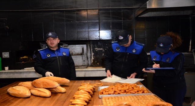 Fırın ve pastanelere denetim yapıldı