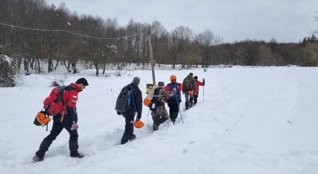 İHH karda arama kurtarma tatbikatı yaptı